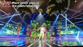 Wagner sings Spice Up Your Life and Livin La Vida Loca - The X Factor 2010: Live Show 3