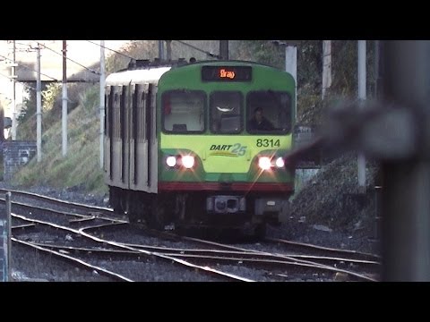 IE 8300 Class Dart Train number 8314 - Killester Station, Dublin