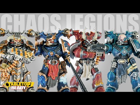 A Complete Guide to Painting the Different Legions of Chaos