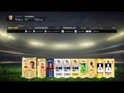 FIFA 15 - Ronaldo ST 97 in a 7.5k Pack !!
