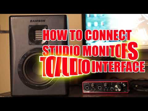 2 Ways to Connect Speakers to an Audio Interface