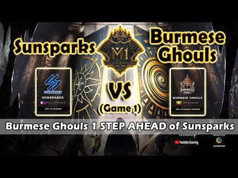 M1 Burmese Ghouls VS Sunsparks (Game1) – Burmese Ghouls 1 STEP AHEAD of Sunsparks