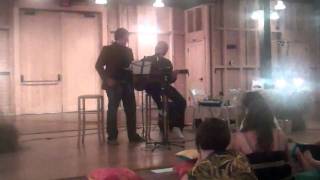 Dave attempting to sing "Le Bonheur" by Berry