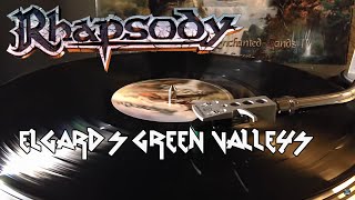 Rhapsody - Elgard's Green Valleys - [Rare] Black Vinyl LP