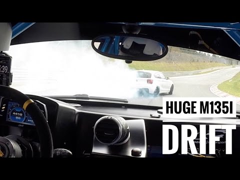 HUGE BMW M135i DRIFT on the Nürburgring Nordschleife / Alex Hardt