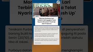 Momen Purbaya Nyaris Dihukum Push Up oleh Prabowo gegara Hampir Telat Temui Presiden