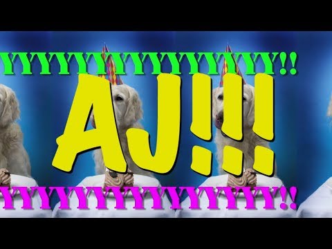 HAPPY BIRTHDAY AJ! - EPIC Happy Birthday Song