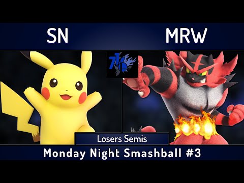 MNS # 03 | SN (Pikachu) vs MRW (Incineroar) | Losers Semis | SSBU Ultimate Tournament