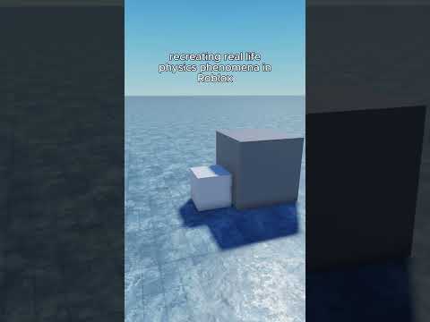 Pi-block simulation in #roblox #physics