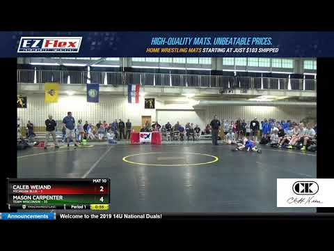 Mat 10 83 Caleb Weiand Michigan Blue Vs Mason Carpenter Team Wisconsin
