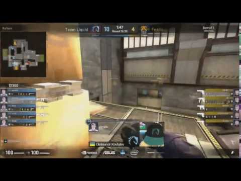 ESL One Cologne 2016 - S1mple clutch 1 v 2 vs fnatic Cache (S1mple viewmode)