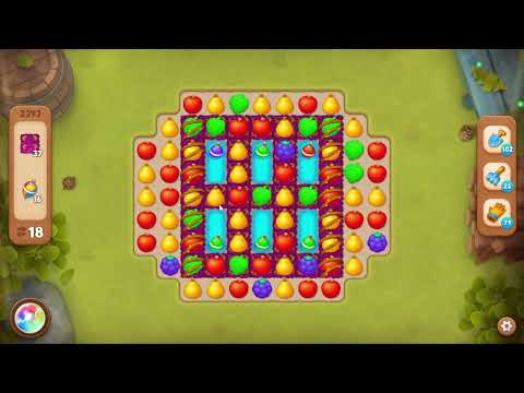 Gardenscapes 2393 Level - 18 moves - NO BooSTERS