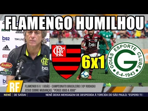 🔥 OLHA O QUE O JORGE JESUS DISSE APÓS FLAMENGO 6x1 GOIAS