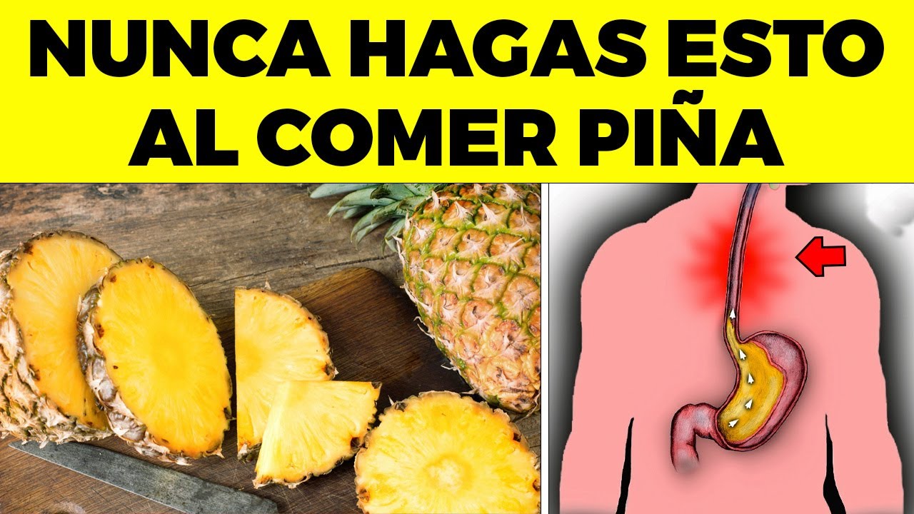 5 Errores que NUNCA DEBES HACER al comer PIÑA