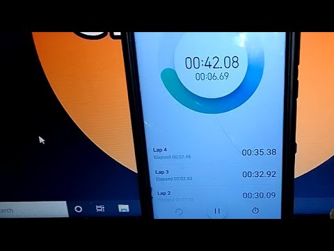 how to use stopwatch in huawei honor 20i mobile