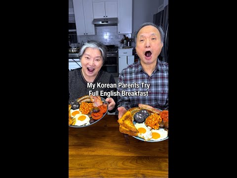 Korean Parents Try Full English Breakfast for the First Time