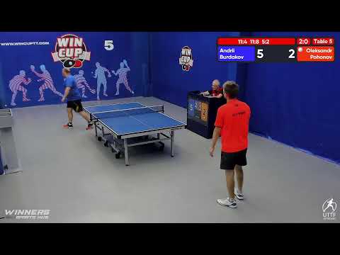 10:00 Бурдаков Андрей 3-0 Погонов Александр   стол 5  ЮГ-2  30.07.22