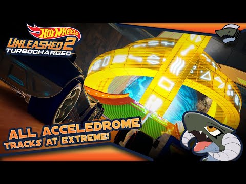 Hot Wheels Unleashed 2: All Acceledrome DLC Tracks on Extreme!