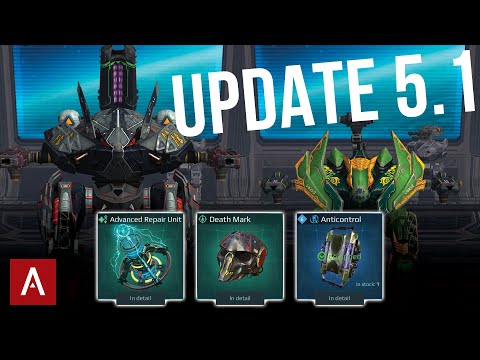 War Robots [WR] 5.1 Update | NEW Pilots + Anti Control + Death Mark | Live Stream Gameplay