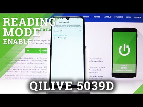 How to Enable Reading Mode in Qilive 5039D – Eye Protection