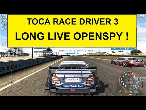 OPENSPY TUTORIAL FOR TOCA RACE DRIVER 3 - READ DESCRIPTION FOR LINKS