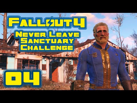 Let's Play Fallout 4: Never Leave Sanctuary Challenge - Part 4 - Gon' Build That Wall Up To The Sky