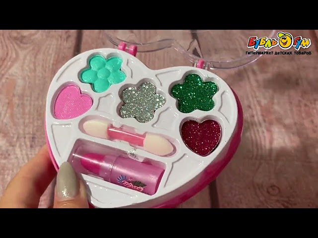 Набор детской косметики Милая леди Barbie тени для век и помада с 3лет - видео