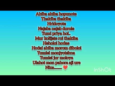 Monjyotshna, sing from Tonmoy saikia Lyrics to dhurba musical, . Like comment💬 and share 🙏 dhurba 