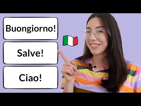 6 Italian greetings for absolute beginners