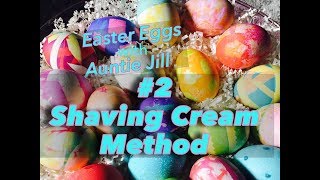 How to Dye Easter Eggs; The Shaving Cream method, Fun & easy