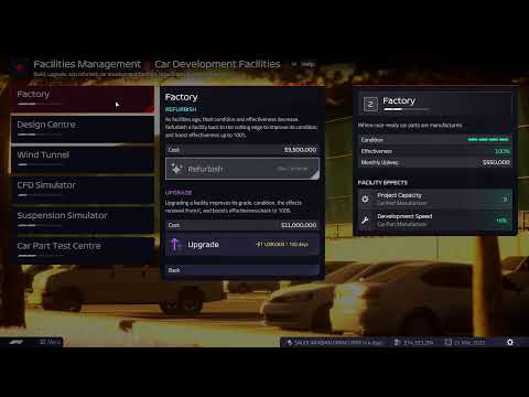 F1 Manager 2022 - Gameplay / Part 1 (no commentary)