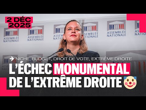 L'Échec monumental de l'extrême droite 🤡 | Point Presse du 2 décembre 2025