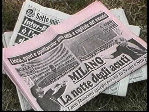 ...vor dem Europacupspiel - Inter gegen Bayern - 07.12.1988