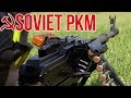Feuerunterstützung Der Sowjetischen Infanterie Das Mächtige PKM Maschinengewehr