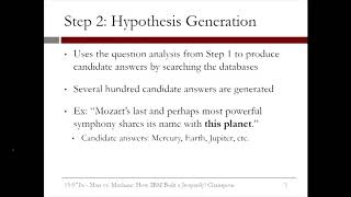 5.3.7 How IBM Built a Jeopardy Champion - Video 4: How Watson Works - Steps 1 and 2