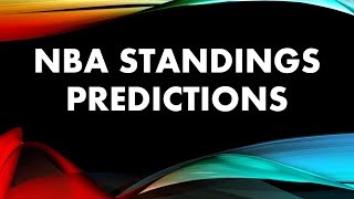 2023 NBA Standing Predictions!