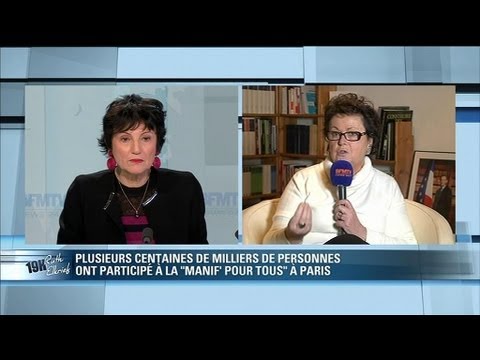 Dominique Bertinotti et Christine Boutin, le Face à face de Ruth Elkrief - 14/01