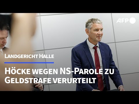 AfD-Politiker Höcke wegen NS-Parole erneut zu Geldstrafe verurteilt | AFP