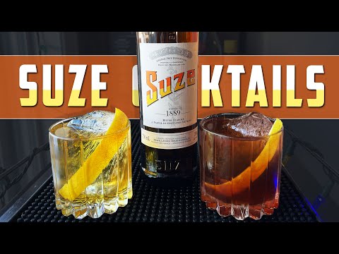 2 Cocktails with SUZE GENTIAN LIQUEUR