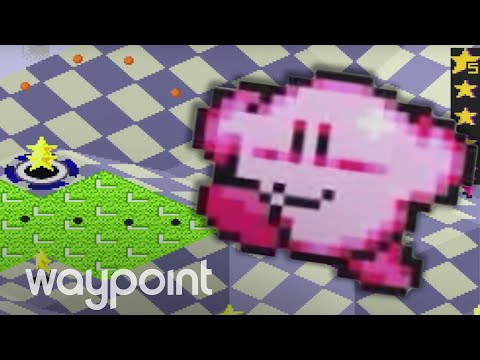 Going for a Hole in One on Kirby's Dream Course