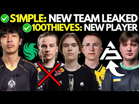 s1mple: NEW TEAM, Senzu BACK, Falcons: NO CHANGES, 100Thieves, ropz on donk & SAW DISBAND | CS2 News