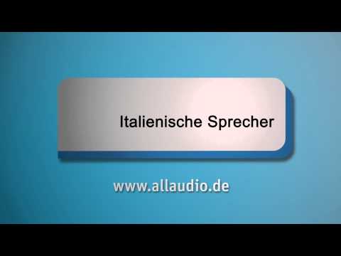 Italienische Sprecherinnen und Sprecher