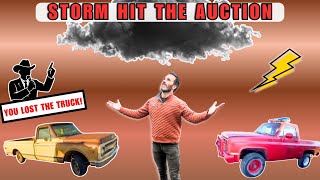 Chupps Classic Truck Auction Got WILD 🌩️ | Lost the Truck But Not My Spirit 😅