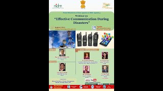 Effective Communication During Disasters.| DISASTER IN INDIA | MHA | COVID-19 | DRR | DISASTER INDIA