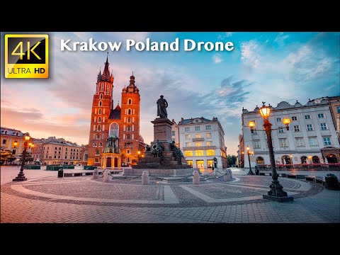 Krakow, Poland - 4K UHD Drone Video