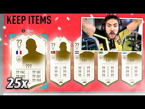 25 PRIME ICON PACKS!! FIFA 20