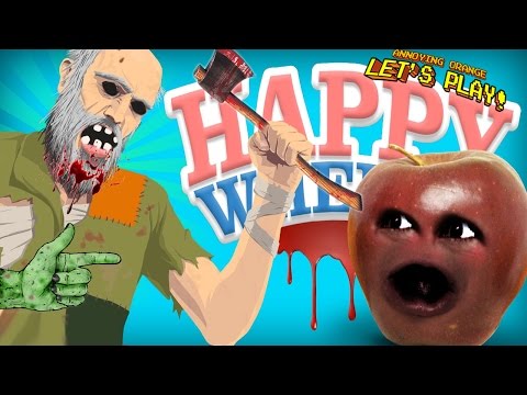 Midget Apple - Happy Wheels: ZOMBIE ATTACK! (Annoying Orange)