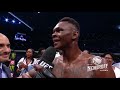 UFC 243: Israel Adesanya and Robert Whittaker Octagon Interview UFC 243: Israel Adesanya and Robert Whittaker Octagon Interview
