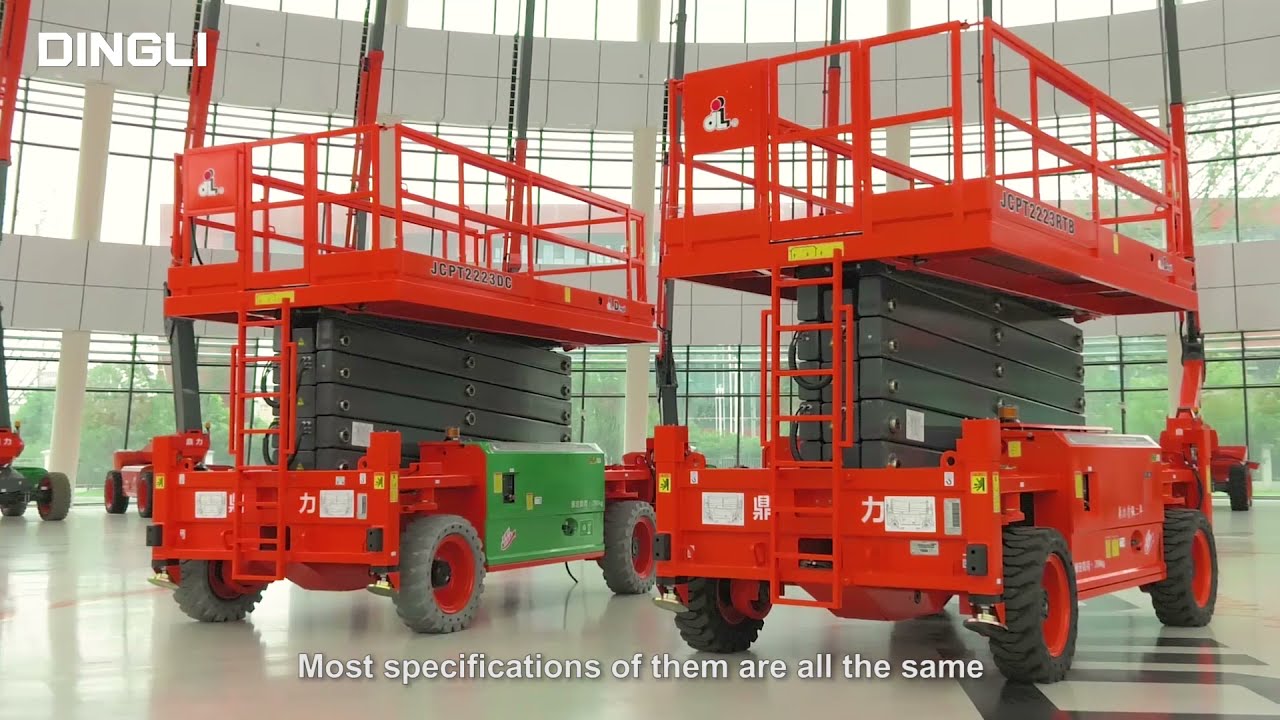 Product Introduction: Part 3. The Dingli Rough-terrain Scissor Lift Series