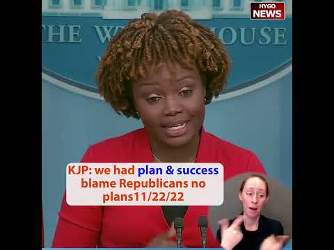 KJP: we had plan & success in immigration at Southern Border, blame Republicans have no plans